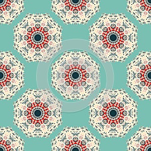 Beautiful seamless pattern.decorative elements vector illustration