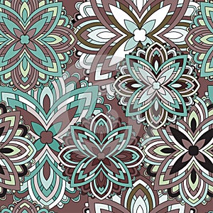 Beautiful seamless pattern. Decorative elements. vector illustration