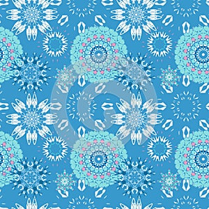 Beautiful seamless pattern. decorative elements vector illustration