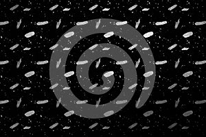 Beautiful seamless unique glittering petals texture pattern background. Creative abstract