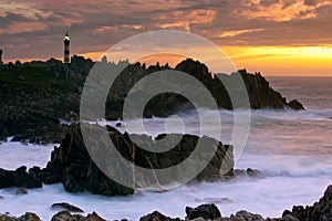 Beautiful seascape at dusk