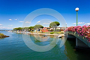 Beautiful seascape in Grado, Italy