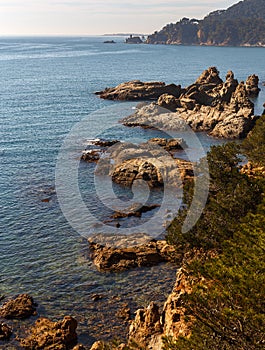 Beautiful Seascape in Lloret de Mar,  Catalonia