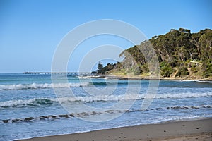 Beautiful seascape at Lorne beach