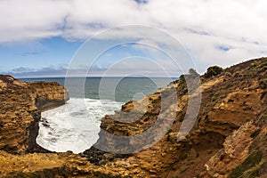 Beautiful seascape near Great ocean road, Port Campbell National Park, Victoria, Australia photo