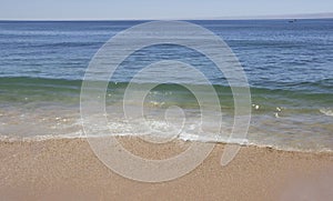 Beautiful seascape in summer. Mediterranean coast.