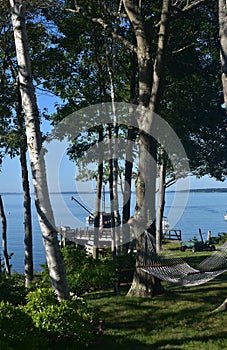 Beautiful Seascape Views from Bustins Island in Casco Bay