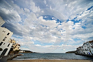 Beautiful seashore in CadaquÃÂ©s