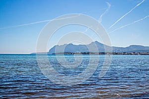 View from port de pollenÃÂ§a mallorca. Beach in Mallorca