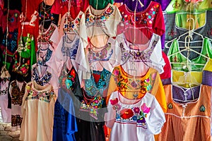 A traditional Mexican clothing in Nuevo Progreso, Mexico photo