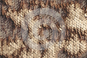 Beautiful sequins texture surface as background