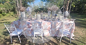 Beautiful set up table