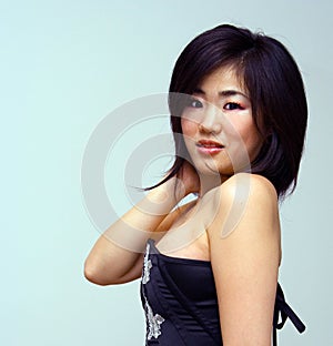 Beautiful Oriental woman photo