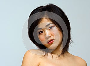 Beautiful Oriental woman photo