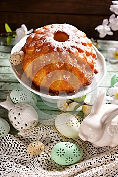 Beautiful shaped easter cake
