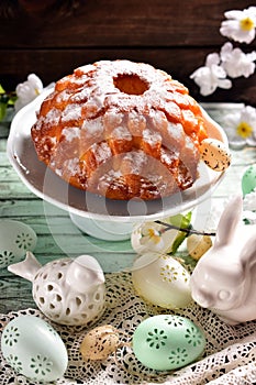 Beautiful shaped easter cake