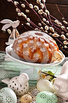 Beautiful shaped easter cake
