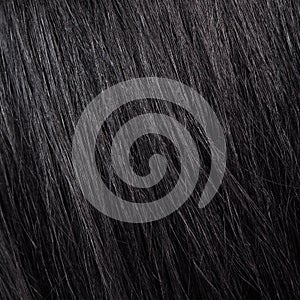 Beautiful shine black hair background and texture