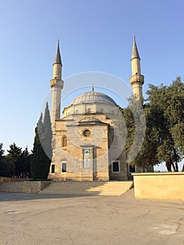 Beautiful shinning  look of mosque