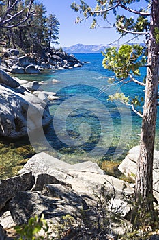 Beautiful Shoreline of Lake Tahoe