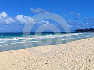 Beautiful shoreline in Punta Cana