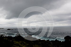 Beautiful shot at the Acores, Ilha de Sao Miguel, Portugal