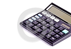 A black colored calculator