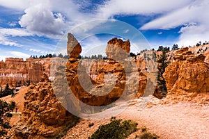 Beautiful shot of the Bryce Canyon National Park in the United States