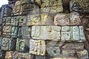 Beautiful shot of the Copan Ruinas and its beautiful Mayan ruins in Honduras