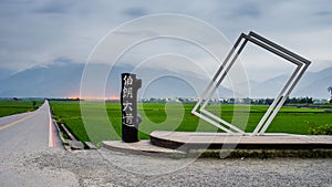 Beautiful shot of the entrance sign for Mr. Brown Avenue