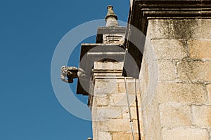 The exterior details of Torre de Moncorvo Castle  in Portugal photo