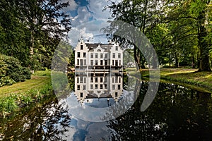 Beautiful shot of the Kasteel Staverden monument in Ermelo, Netherlands