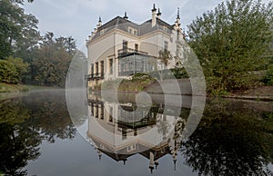 Beautiful shot of the Kasteel Staverden monument in Ermelo, Netherlands