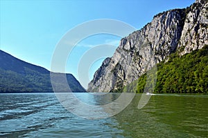 Beautiful shot of landscape of the Danube boilers in Romania