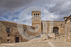 Beautiful shot of the  Moron de Almazan municipality in Soria, Castile and Leon, Spain