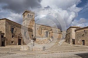 Beautiful shot of the  Moron de Almazan municipality in Soria, Castile and Leon, Spain photo