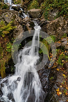 Beautiful shot of the picturesque Waterfall Todtnau in the Black Forest, Germany