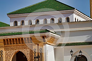 Beautiful shot of Rabat Royal mosque, Marocco