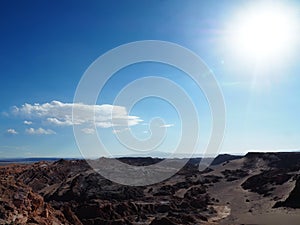 Beautiful shot in San Pedro de Atacama San Chile photo