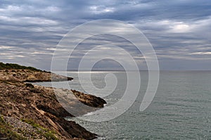 Beautiful shot of  a sea, El Garraf