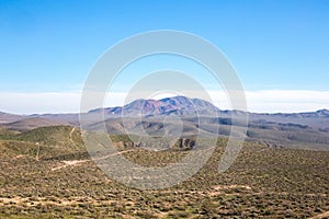 Beautiful shot of Spengler hills OHV area, California photo