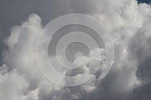 Beautiful shot of thunderhead clouds