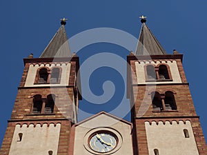 Beautiful shot of the Wurzburg cathedral in Germany