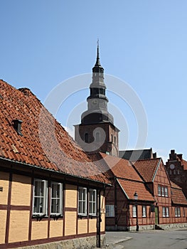 Beautiful shot of Ystad in Zweden
