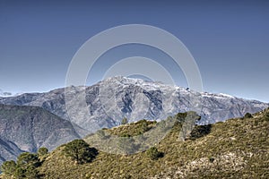 Beautiful Sierra de las Nieves in the province of Malaga, Andalucia