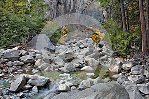 Beautiful Sierra Nevada Landscape in Yosimite National Park