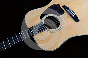 A beautiful six string guitar