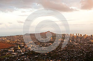 Beautiful Skyline of Oahu, Hawaii