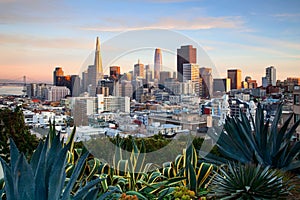 Beautiful skyline of San Francisco, California, USA