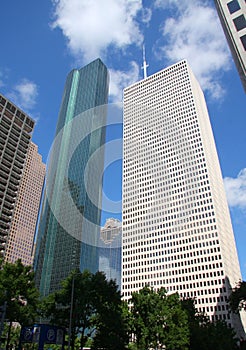 Beautiful skyscrapers of Houston